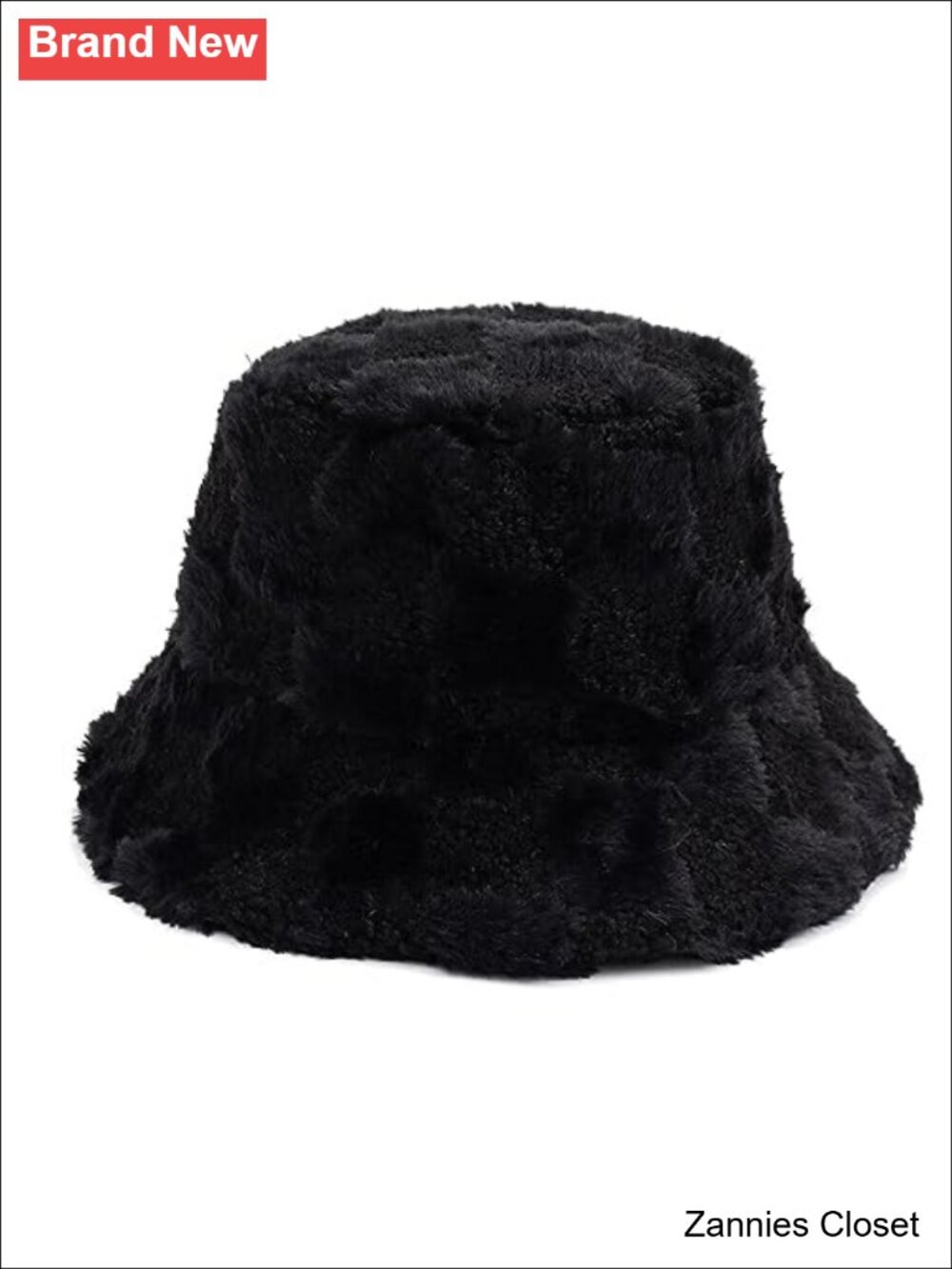 🤠 Fuzzy Faux Fur Bucket Hat Winter Warm Plush Sherpa Fisherman Hat